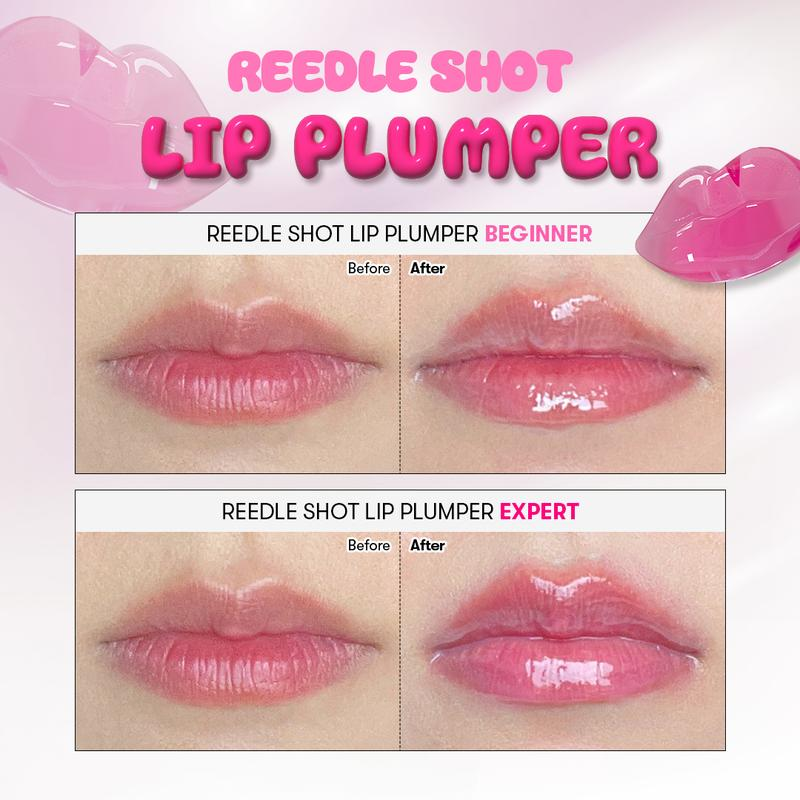 The last day: 30% OFF🤩Reedleshot Lip Plumper gloss lips, Lip plump korean skincare products, Moisturizing, Transparent, Lip Gloss, Fragrance-free, Korean Cosmetics