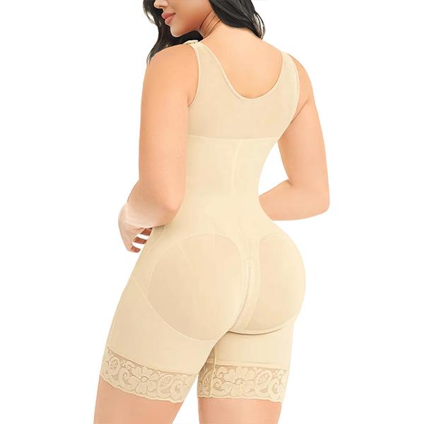 Último día: 55 % de descuento🌞Fajas colombianas moldeadoras para mujer, control de abdomen, moldeador de cuerpo completo, elevador de glúteos con cremallera en la entrepierna.