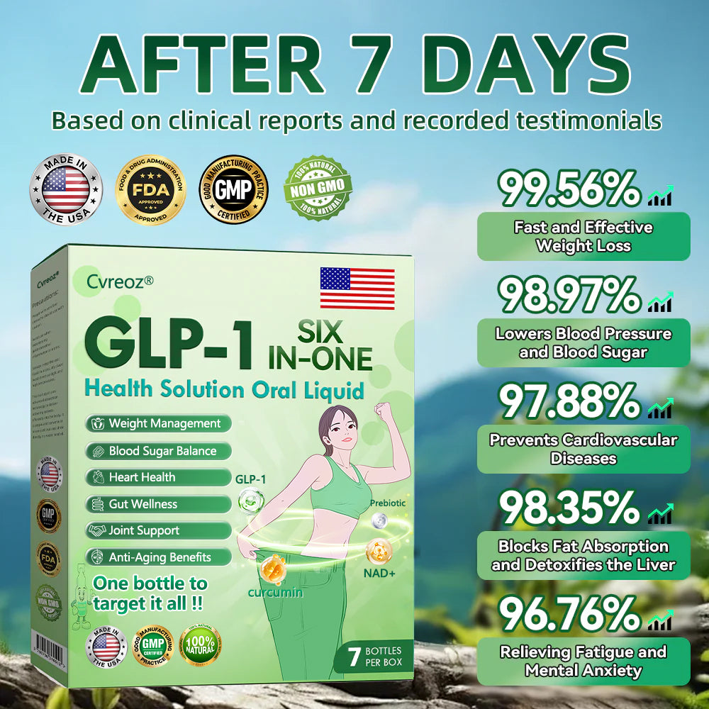 🍿𝑶𝒇𝒇𝒊𝒄𝒊𝒂𝒍 𝑺𝒕𝒐𝒓𝒆 |𝐂𝐯𝐫𝐞𝐨𝐳® 𝐺𝐿𝑃-𝟏  𝐒𝐢𝐱 𝐢𝐧 𝑶𝐧𝐞 𝐇𝐞𝐚𝐥𝐭𝐡 𝐒𝐨𝐥𝐮𝐭𝐢𝐨𝐧 𝐎𝐫𝐚𝐥 𝐋𝐢𝐪𝐮𝐢𝐝 (𝐉𝐮𝐬𝐭 𝐨𝐧𝐜𝐞 𝐚 𝐝𝐚𝐲, 𝐯𝐢𝐬𝐢𝐛𝐥𝐞 𝐜𝐡𝐚𝐧𝐠𝐞𝐬 𝐢𝐧 𝟕 𝐝𝐚𝐲𝐬） ✨𝐅𝐨𝐫 𝐨𝐛𝐞𝐬𝐢𝐭𝐲, 𝐜𝐚𝐫𝐝𝐢𝐨𝐯𝐚𝐬𝐜𝐮𝐥𝐚𝐫 𝐡𝐞𝐚𝐥𝐭𝐡, 𝐝𝐢𝐚𝐛𝐞𝐭𝐞𝐬, 𝐬𝐥𝐞𝐞𝐩 𝐚𝐩𝐧𝐞𝐚, 𝐆𝐮𝐭 𝐇𝐞𝐚𝐥𝐭𝐡, 𝐣𝐨𝐢𝐧𝐭 𝐢𝐬𝐬𝐮𝐞𝐬, 𝐚𝐧𝐝 𝐦𝐨𝐫𝐞